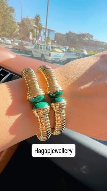 Video by Hagop Jewelery مجوهرات اكوب on October 10, 2026. May be an image of jewellery, bangle and text.