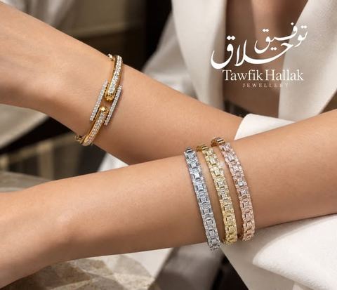 Photo by Tawfik Hallak Jewelry on October 14, 2026. May be an image of jewellery, bangle and text.