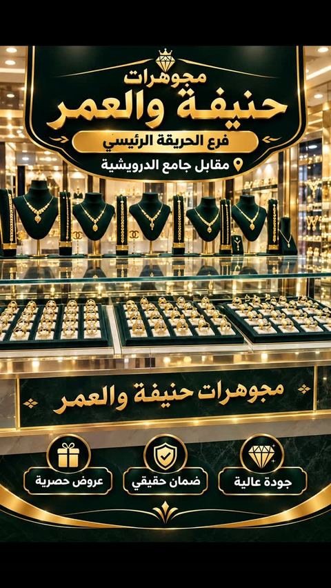 مجوهرات حنيفة والعمر