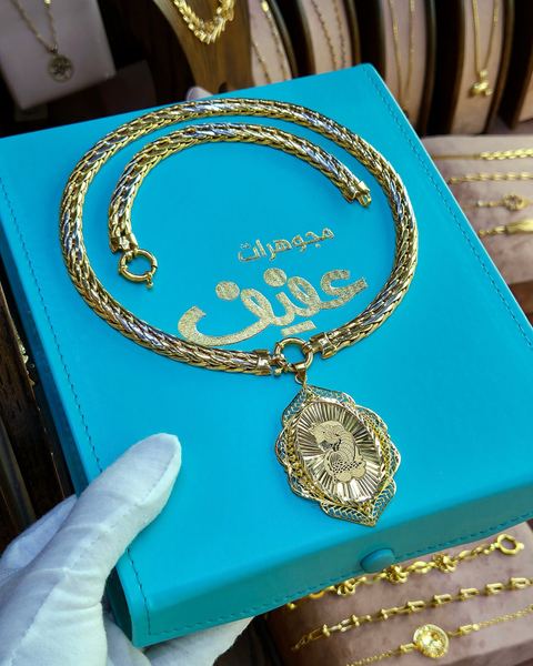 Photo by مجوهرات عفيف - Afif Jewelry on August 09, 2026. May be an image of jewellery and text that says "هچوهرات Cue".