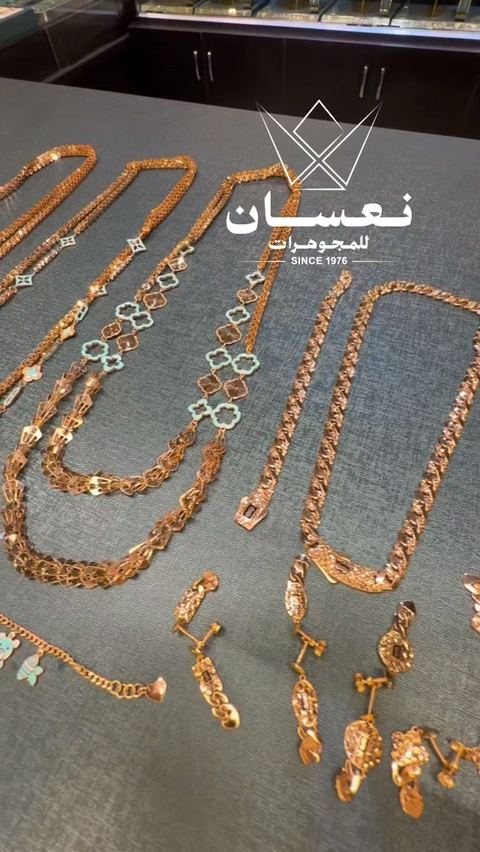 تشكيلة كبيرة وجديدة عيار 21 ✨ 
مجوهرات نعسان 👑 

للإستفسار واتساب : 
0957923080
0938771132
 العنوان : حلب _ الفرقان _ دوار الصخرة _ جانب شركة سامسونغ

#مجوهرات_نعسان #مجوهرات #مجوهرات_ذهب