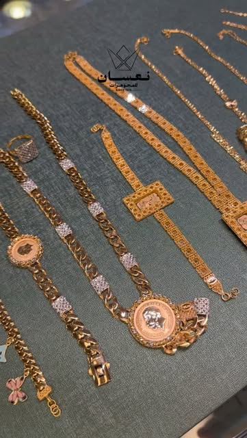 Video by مجوهرات نعسان on October 10, 2026. May be an image of jewellery and text.
