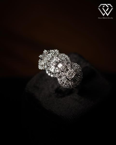 18k white gold with diamond “if she said yes” from our new collection #diamonds #diamondring #diamondnecklace #jewlery #finejewelry #waboualkheirjewelry #damascus #syria #الماس #مجوهرات_وائل_ابوالخير