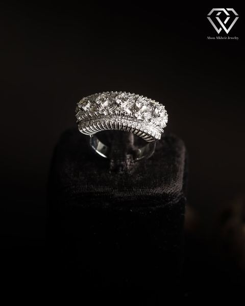 Photo by W Aboualkheir Jewelry in Damascus, Syria. May be an image of ring and text.